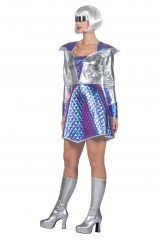 Space Woman Galaxia Weltraumkostüm Raumschiff