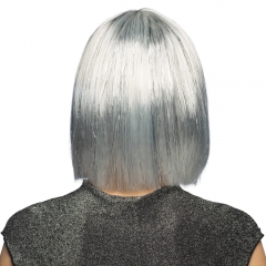 Bob Perücke Gigi Glamour Space Woman Galaxia weiß silber