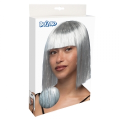 Bob Perücke Gigi Glamour Space Woman Galaxia weiß silber