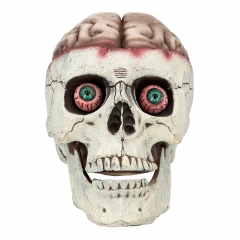 Totenkopf Gehirn Schädel Brain Dead Horror Halloweendeko