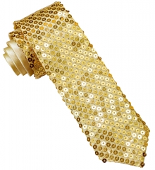 Krawatte gold Paillettenkrawatte goldene Krawatte goldene Hochzeit