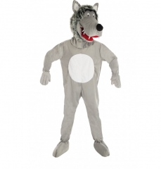 Wolf Wolfkostüm Maskotchen Isegrim Tierkostüm