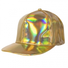 Basecap Mütze Holo silber Festival Techno Streetwear