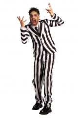 Beetlejuice Beetlejuicekostüm Lottergeist Geist Ghost 3Teilig