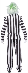 Schwarz weiß gestreifter Anzug Lottergeist Beetlejuice Halloween