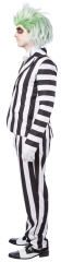 Schwarz weiß gestreifter Anzug Lottergeist Beetlejuice Halloween