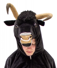 Kostüm Big Stier Stierkampf schwarzer Stier Bulle Rodeo