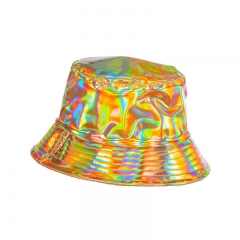 Eimerhut Anglerhut Holo gold oder silber Festival Konzert Party