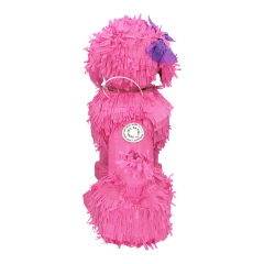 Pinata Hundepinata rosa Pudel Hund Kindergeburtstag Mottoparty