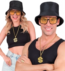 90er Party HipHop Festival Anglerhut Eimerhut Partybrille Prollschmuck
