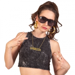 Partykette GANGSTA Prollkette HipHop Rapperschmuck Proll