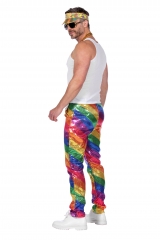Pride Regenbogen Hose in Regenbogenfarben Festival Rave Techno