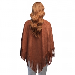 Umhang Poncho Boho Cowboy Indianer Hippie Festival