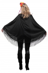 Poncho Umhang Tag des Todes Día de los Muertos Mexiko