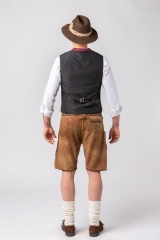 Trachtenweste aus Leinen Trachtenkleidung Herrenweste Volksfest Folklore
