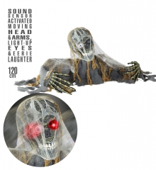 Zombie Horror Halloween Halloweenfigur mit Bewegungen u. Geräusch
