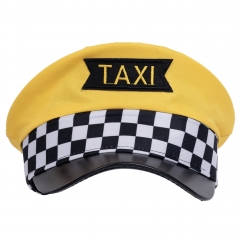 Taxifahrer Fahrer Chauffeur Taxifahrermütze Driver Gelb