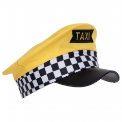 Taxifahrer Fahrer Chauffeur Taxifahrermütze Driver Gelb