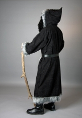 Knecht Ruprecht Krampus schwarzer Zottel-Mantel Nikolaus Gehilfe