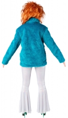 Schlaghose Hologramm Partyhose Glitterhose Mottoparty 70er Jahre