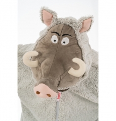 Kostüm Wildschwein Wildsau Schwein Straßenkarneval Plüschkostüm