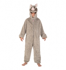 Kostüm Wildschwein Wildsau Schwein Straßenkarneval Plüschkostüm