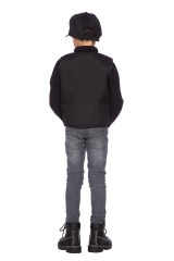 Kinder SWAT Polizei Polizeiweste Special Police Sondereinsatzkommando + Cape