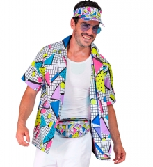 Schirmmütze u. Bauchtasche 80er 90er Jahre Look Festival Reality Party