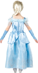 Prinzessin blau für Mädchen Prinzessinkleid Märchenprinzessin