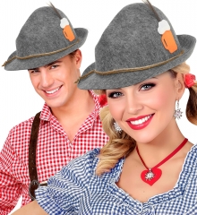 Trachtenhut Bierhut Bayrischer Hut mit Bierkrug Seppel Party Bierparty