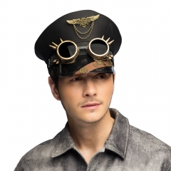 Steampunk Mütze Airpunk Mottoparty und Cosplay Retro Look