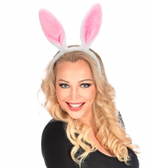 Formbare Hasenohren Osterhase Bunny rosa oder braun Hase Tierohren
