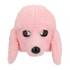Hund Rosa Pudel Maske Hundemaske Pudelmaske