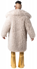 Plüschmantel Proll Festival Mottoparty Zottelmantel Modezar Kunstfell