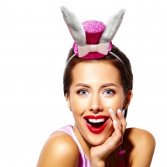 Hase Osterhase Hasenohren Bunny Junggesellinenabschied Minihut