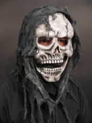 Tod Horror Maske Fetzenhaube Karneval Halloween Party