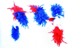 Federboa mehrfarbig Accessoires Faschingsparty Kostümfest Zubehör Mott