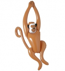 Aufblasbarer schaukelnder Affe Äffchen Affenschaukel Figur 90 cm groß