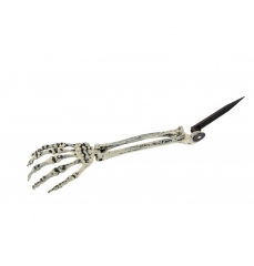 2x Skelett Knochenhand mit Erdspieß Halloween Gruseldekoration