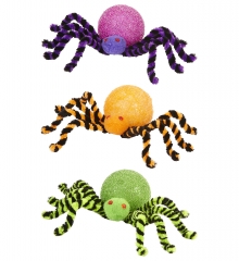 3 Leuchtspinnen sich farblich änderne Spinnen Halloween Dekoration