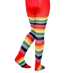 Rainbow Regenbogen Strümpfe Pantyhose halterlos Einhorn Zubehör 75 den