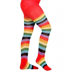 Rainbow Regenbogen Strümpfe Pantyhose halterlos Einhorn Zubehör 75 den