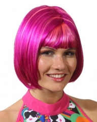 Pop Girl Perücke Partyperücke Mottoparty Fasching Kopfbedeckung