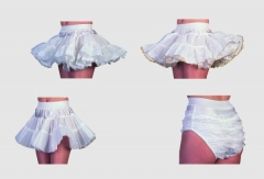 Petticoat weiß 50s 60s 70s Kinderfasching Kinderkostüm