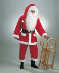 Nikolaus Weihnachtsmann Kostüm Handschuhe Hochwertig