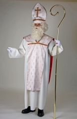 Bischofsgewand komplett Weihnachtskostüm Heiligabend Sankt Nikolaus