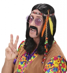 Hippie Hippiestirnband Kopfband 70er Jahre Haarband