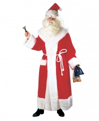 Nikolaus Weihnachtsmann Mantel Kostüm mit Mütze DEUTSCHE HERSTELLUNG