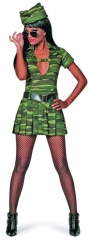 Soldatin Army Navi Girl sexy Look Karneval Fasching Mottoparty