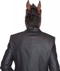 Pferd Pferdemaske weiß oder braun Schimmel Tiermaske